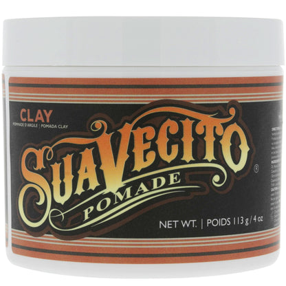 Suavecito Pomade Firme Clay – Strong Hold Matte Hair Clay for Men (Pack of 2, 4 oz each)