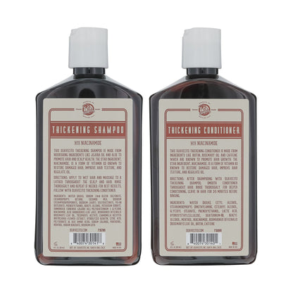 Suavecito Hair Loss Treatment Kit – Minoxidil 5%, Thickening Shampoo & Conditioner, Matte Hair Cream with DHT Blocker (1 Month)