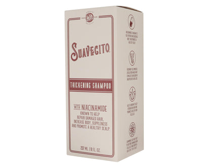 Suavecito Hair Thickening Shampoo with Niacinamide – Vitamin B3 for Thinning Hair
