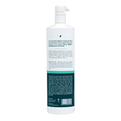 SUDZZFX AquaFix Hydrating Conditioner for Dry, Damaged Hair – 33.8 Fl Oz | Sulfate Free, Color Safe, Extensions Safe