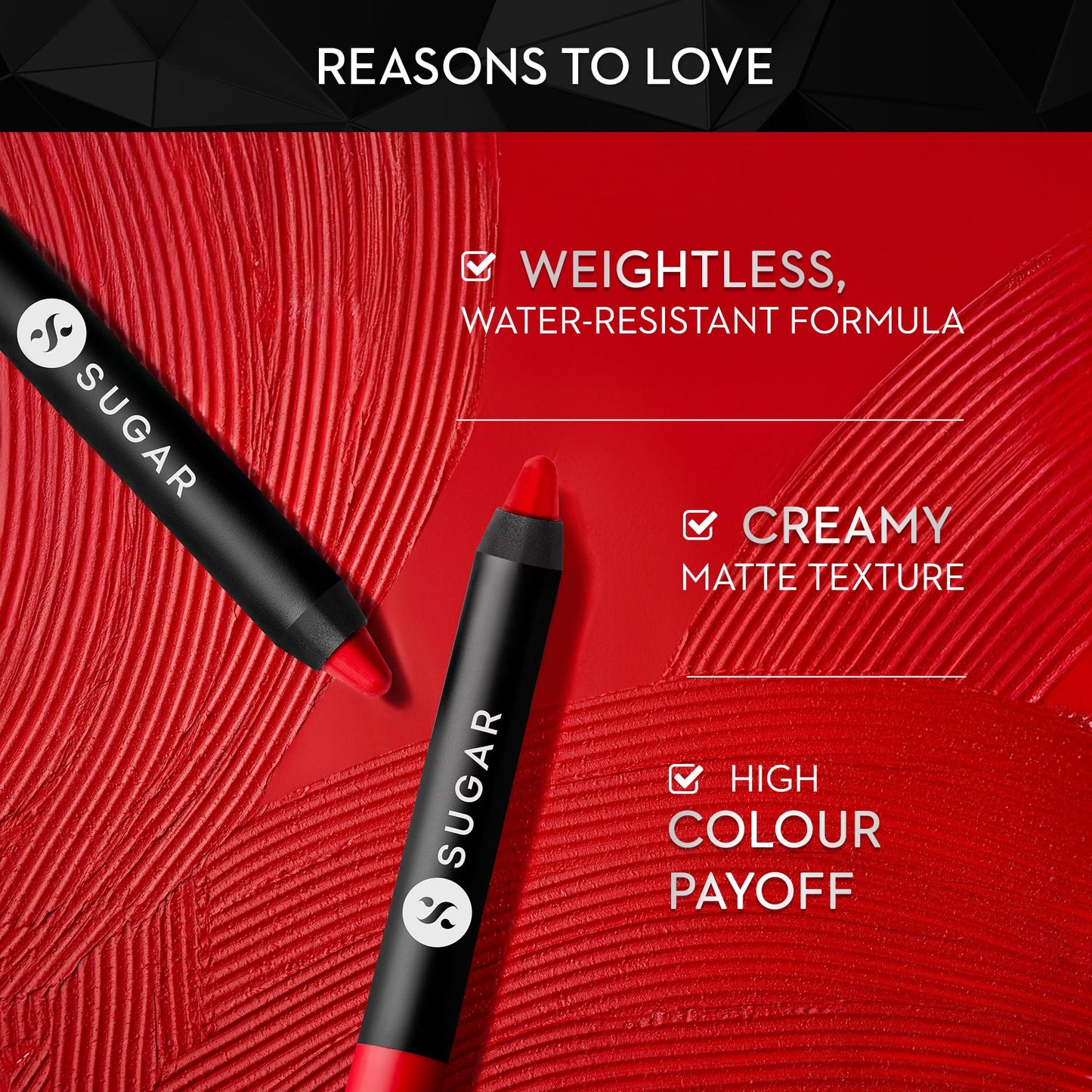 SUGAR Cosmetics Matte as Hell Crayon Lipstick – 8+ Hour Wear, Sharpener Included, 2.8 g, Shade 35 Claire Redfield