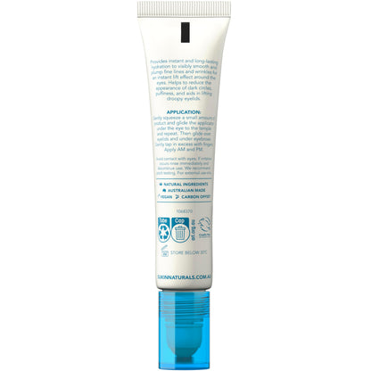 Sukin Naturals USA 3D Hyaluronic Acid Eye Serum | 15ml | Roll-On Hydration