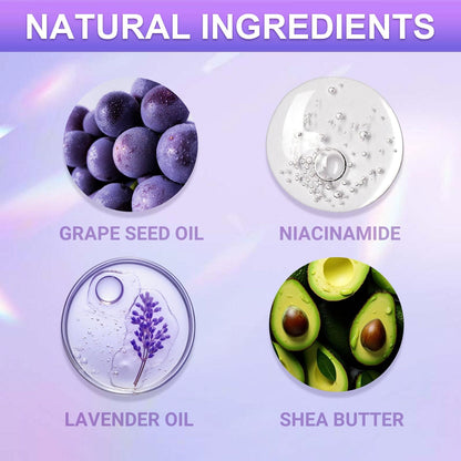 SULADEC Moisturizing Foot Mask – Grape Seed Oil & Shea Butter, Hydrates Dry Feet (7 Pairs)
