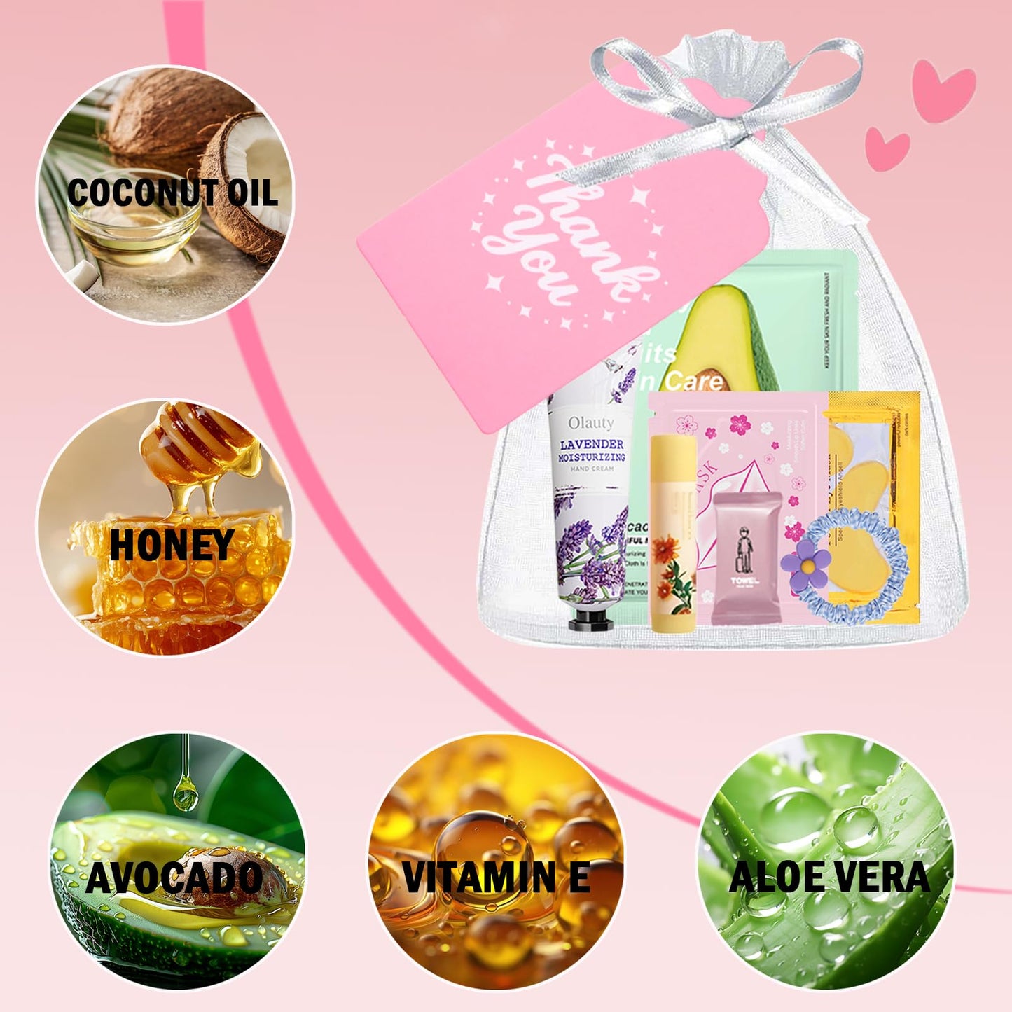 Sulily 90Pcs Spa Skincare Set for Kids & Women — Home Spa Party Kit