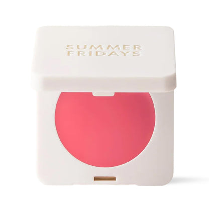 Summer Fridays Blush Butter Balm — Hydrating Cream Blush with HA & Ceramides (Pink Sunset)