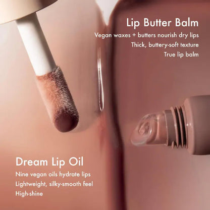 Summer Fridays Dream Lip Oil – Tinted Lip Oil with High Shine, Deep Hydration & Non-Sticky Formula (Warm Beige, 0.15 oz)