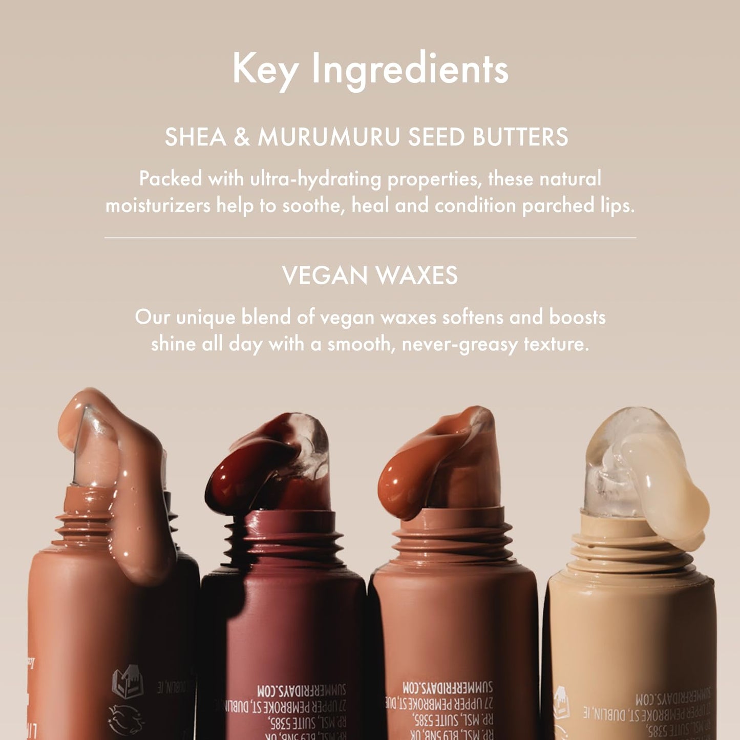 Summer Fridays Tinted Lip Butter Balm Gift Set – Vanilla & Vanilla Beige (2 Count)