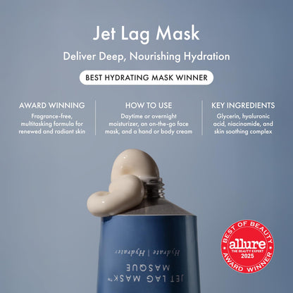 Summer Fridays Jet Lag Mask Mini - Hydrating Facial Moisturizer & Mask (1 oz)