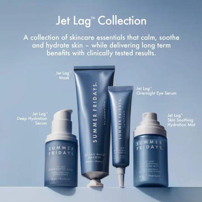 Summer Fridays Jet Lag Skin Soothing Hydration Mist — Ultra-Fine Facial Spray for Hydration & Barrier Support
