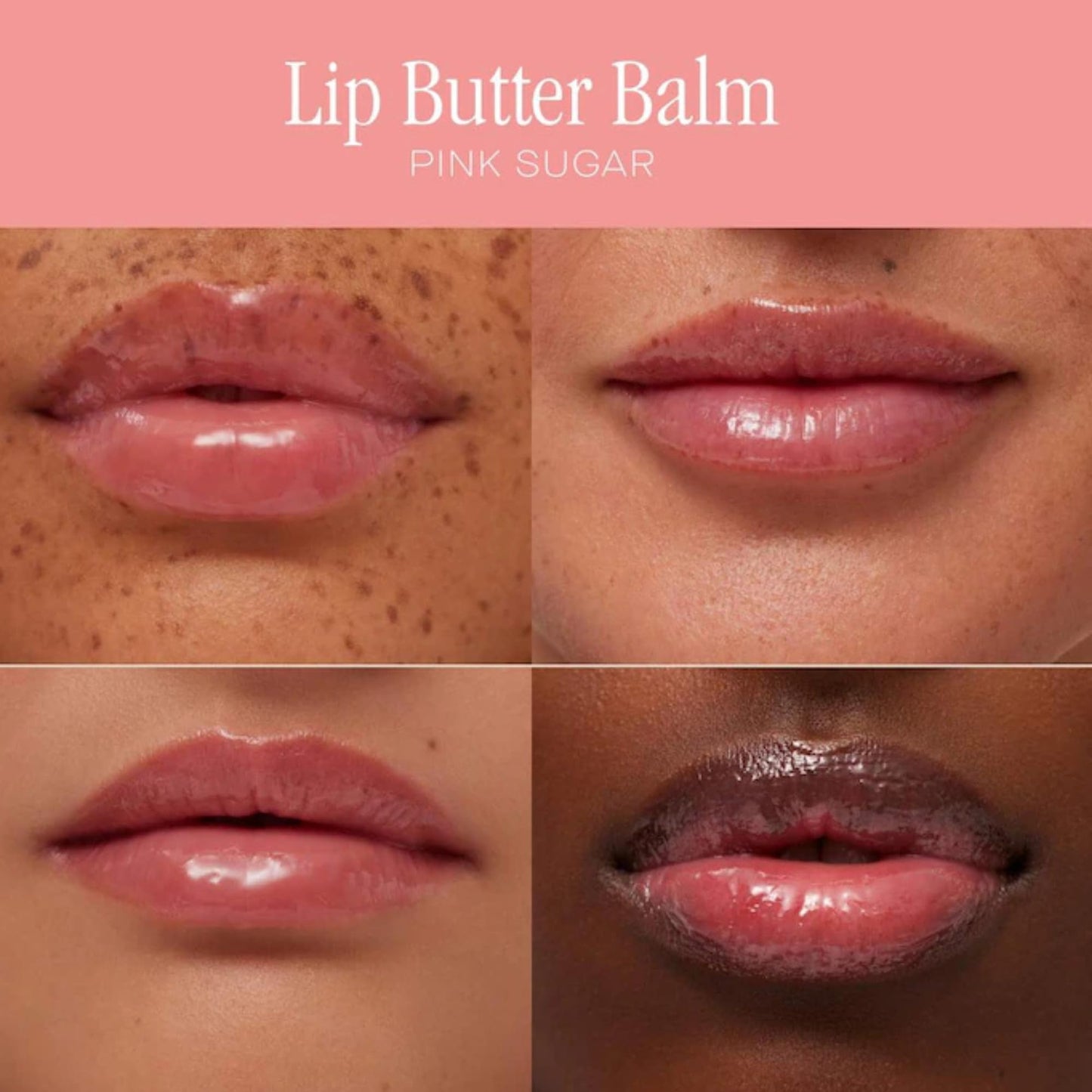 Summer Fridays Holiday Lip Butter Balm Set – 3 Vegan Lip Balms (Cherry, Sweet Mint, Pink Sugar)