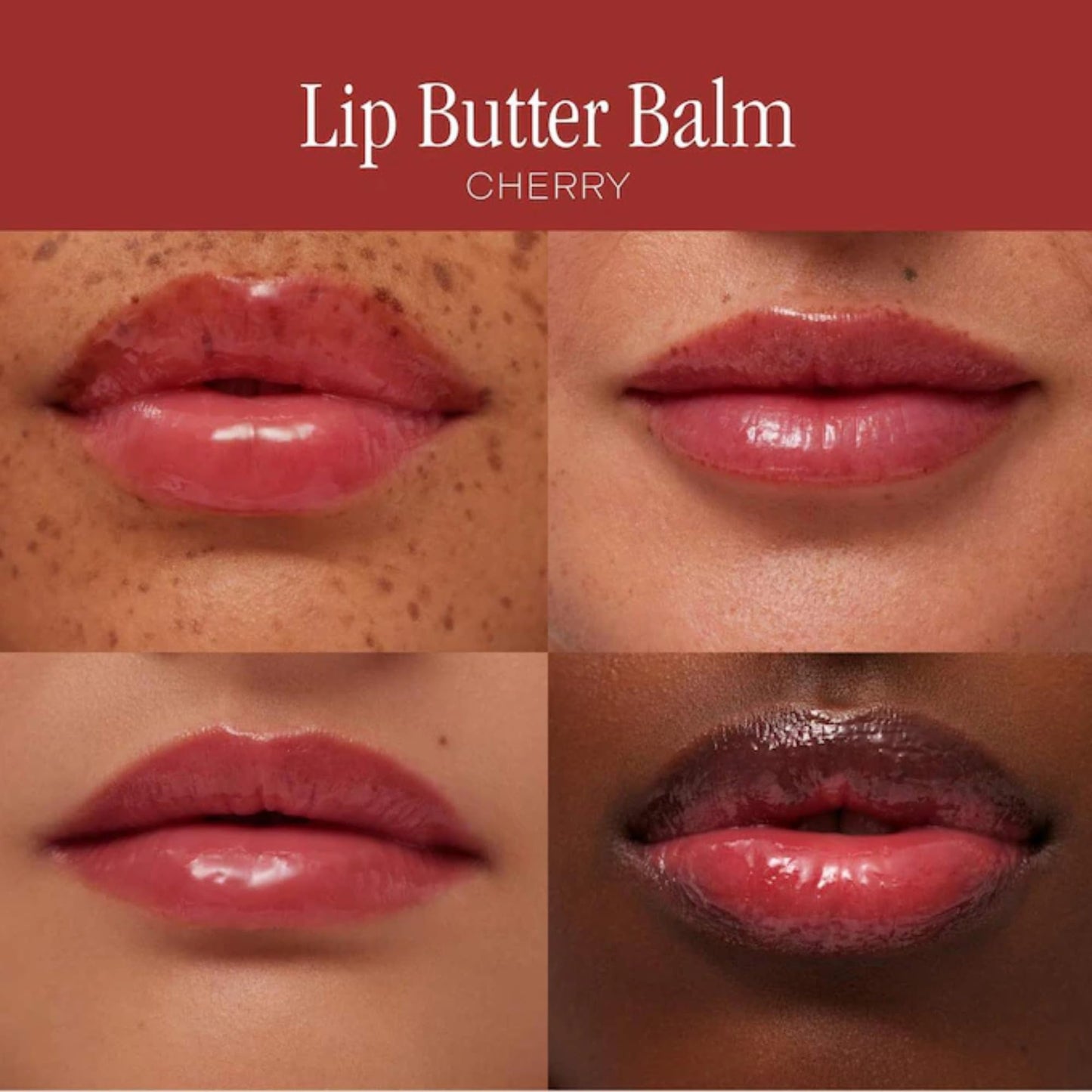 Summer Fridays Holiday Lip Butter Balm Set – 3 Vegan Lip Balms (Cherry, Sweet Mint, Pink Sugar)