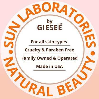 Sun Laboratories by Giesee Ultra Dark Self Tanner Lotion 32 oz + Mitt | Extra Dark Sunless Tanner