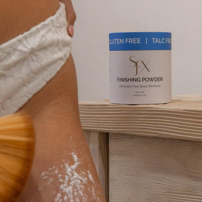 SunFX Post Spray Tan Finishing Powder – Talc-Free Translucent Bronzing Setting Powder (4 oz)