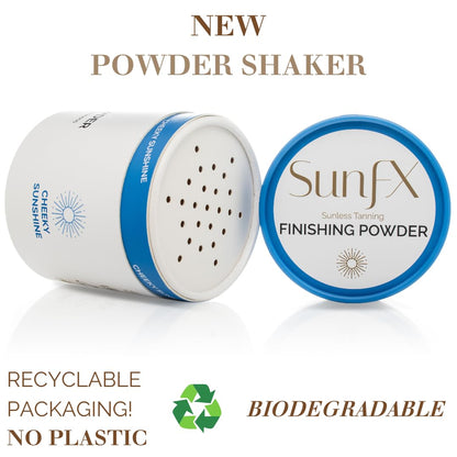 SunFX Post Spray Tan Finishing Powder – Talc-Free Translucent Bronzing Setting Powder (4 oz)