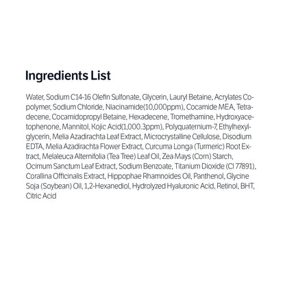 SUNGBOON EDITOR Kojic Turmeric Capsule Brightening Cleanser – Low pH Gel with Kojic Acid & Niacinamide