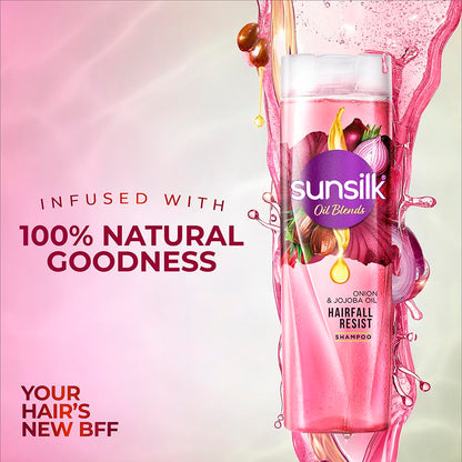 Sunsilk Onion & Jojoba Oil Shampoo - For Strong & Long Hair - 370ml