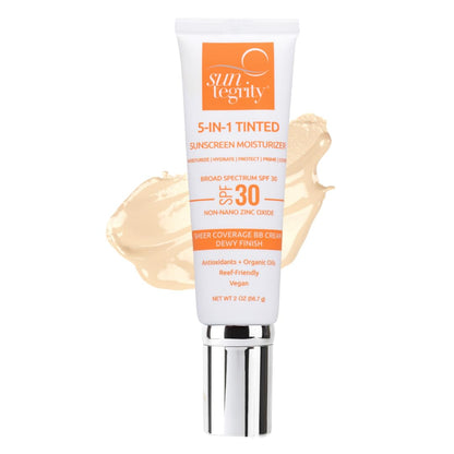 Suntegrity 5 in 1 Tinted Mineral Sunscreen SPF 30 – Fair | Reef Safe, Vegan & Cruelty-Free