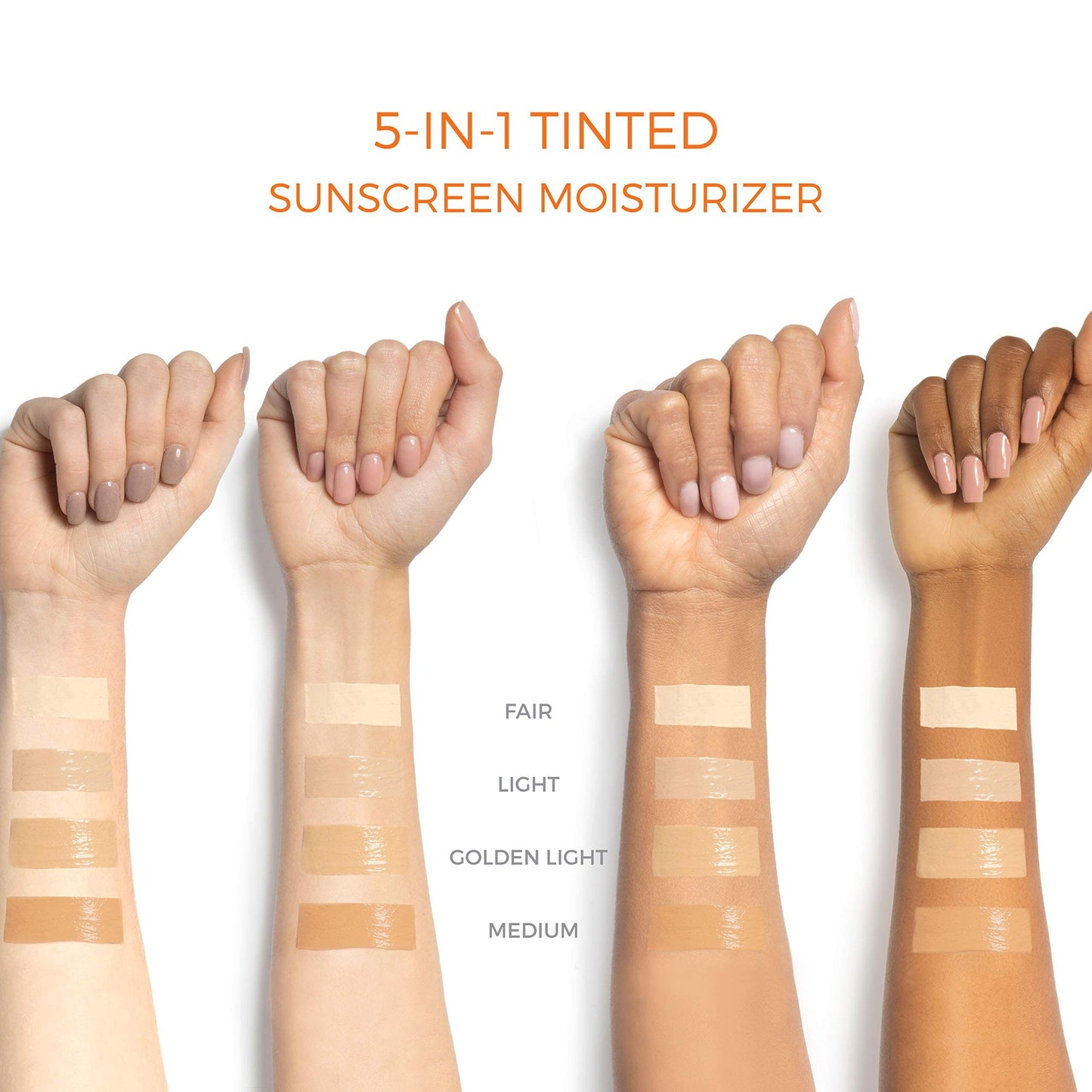 Suntegrity Tinted 5 in 1 Mineral Sunscreen SPF 30 – Golden Light | Tinted BB Cream Moisturizer for Sensitive Skin