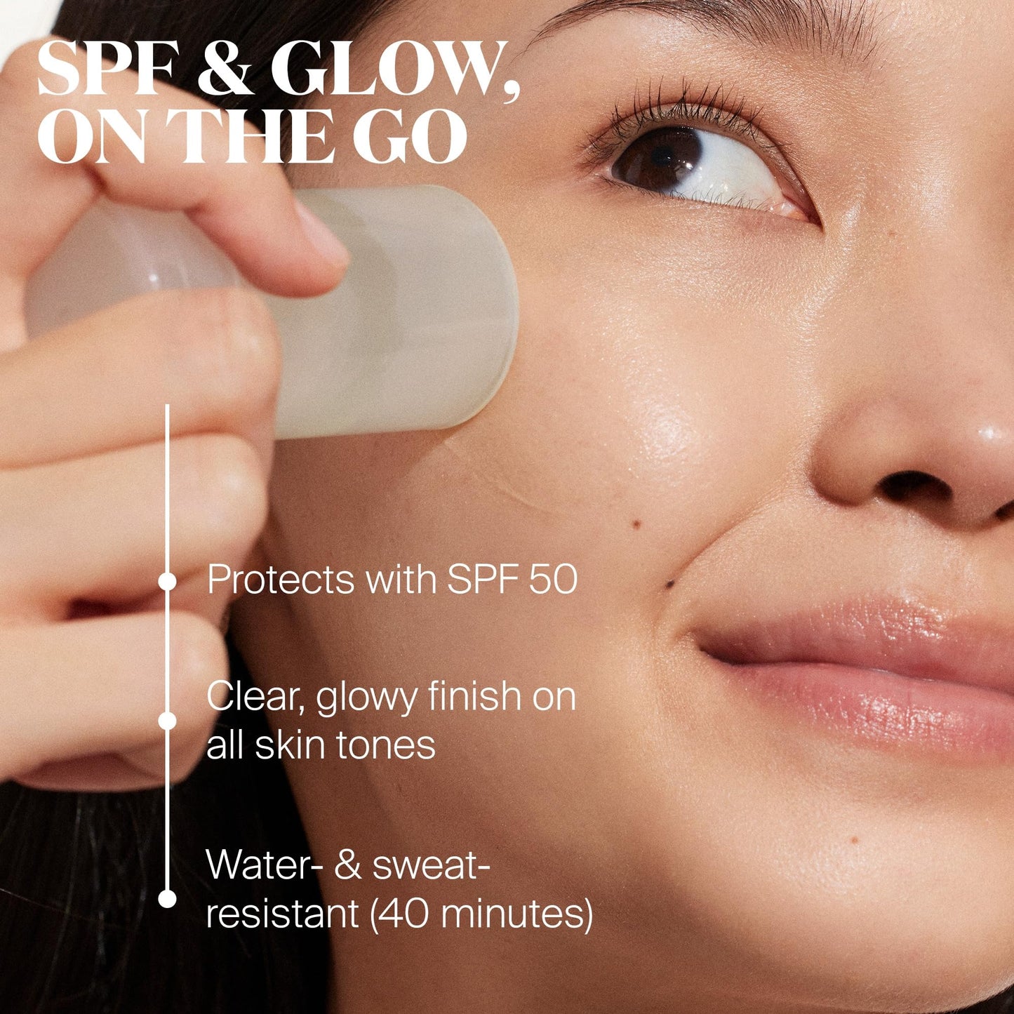 Supergoop! Destination Glow Kit — 3 Travel-Sized Glowy SPF Favorites (Glowscreen 40, Glow Stick 50, Glow Oil 50)