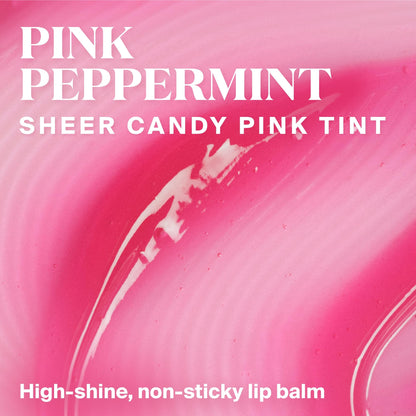 Supergoop! Glow Gloss SPF 40 Lip Balm – Pink Peppermint, High-Shine Non-Sticky Finish, 2 Pack