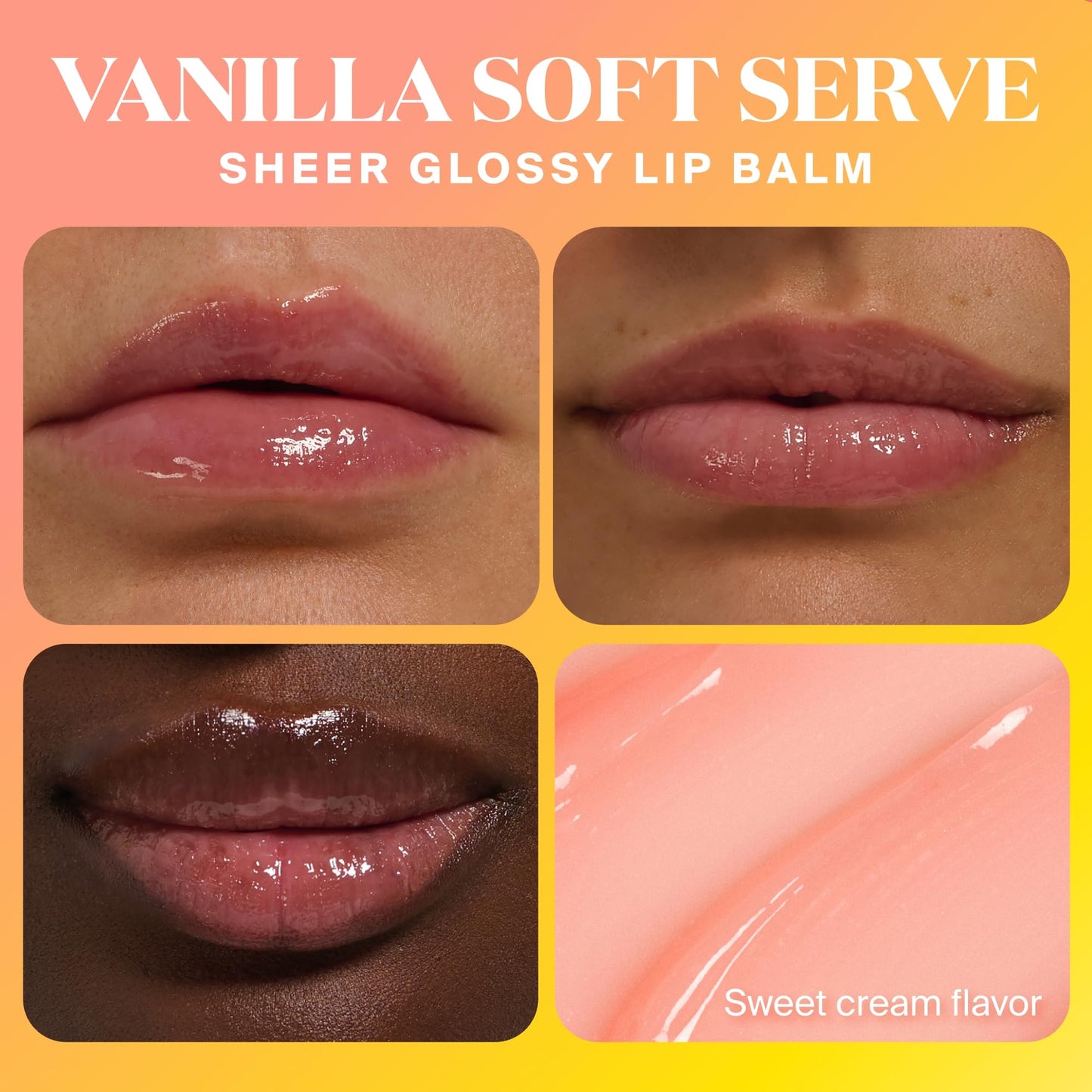 Supergoop! Glow Gloss SPF 40 Lip Balm | Vanilla Soft Serve & Sweet Cream, 2 Pack