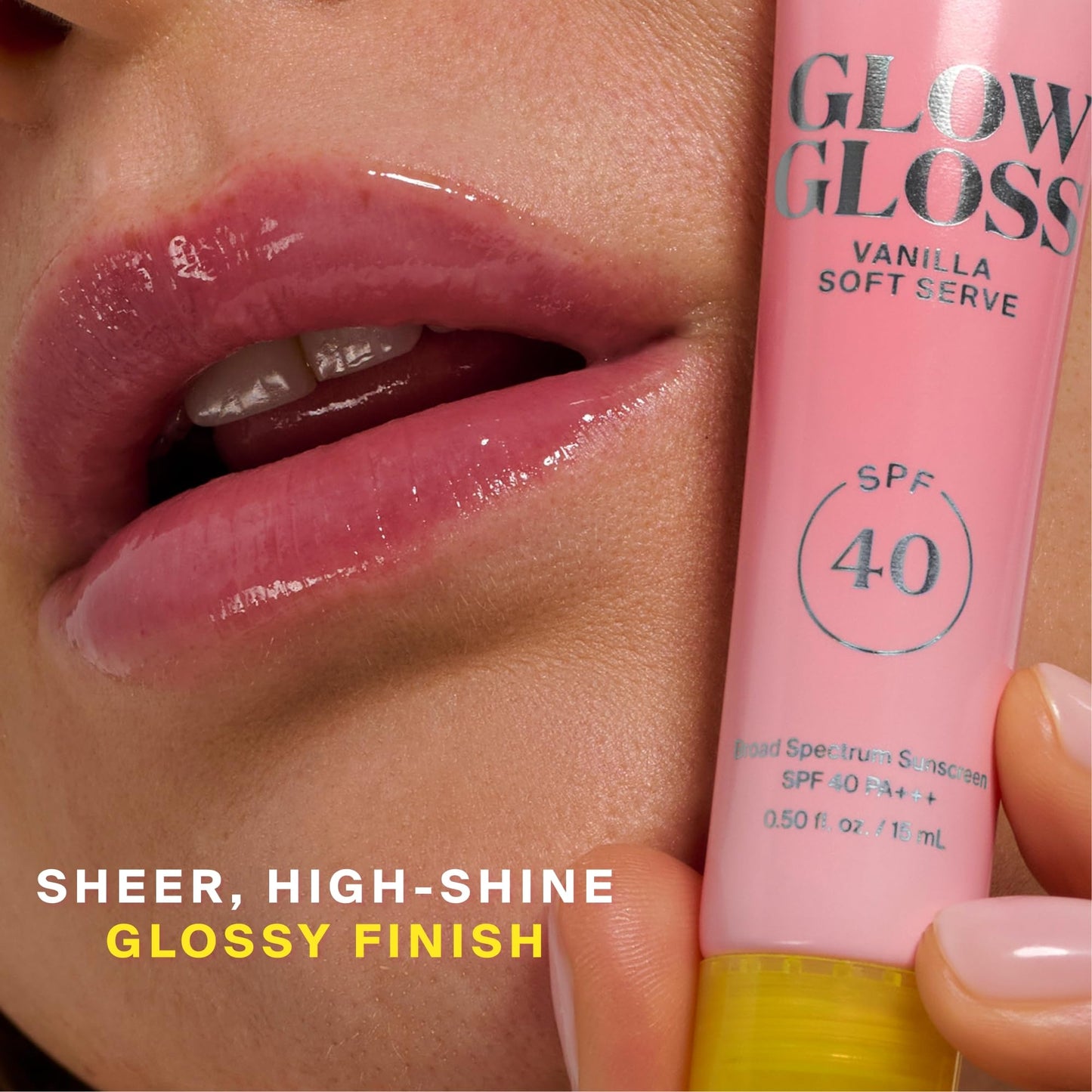 Supergoop! Glow Gloss SPF 40 Lip Balm | Vanilla Soft Serve & Sweet Cream, 2 Pack