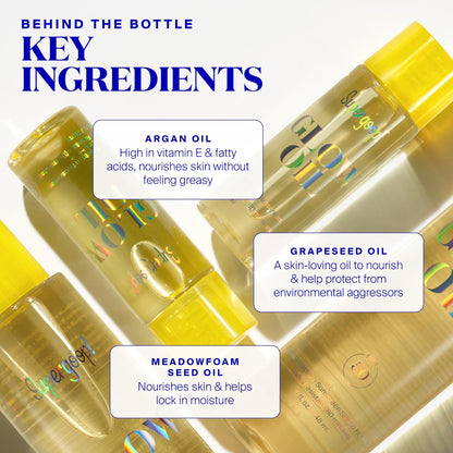 Supergoop! Glow Oil SPF 50 PA++++ Vitamin E Body Oil – Broad Spectrum Sunscreen for Face & Body