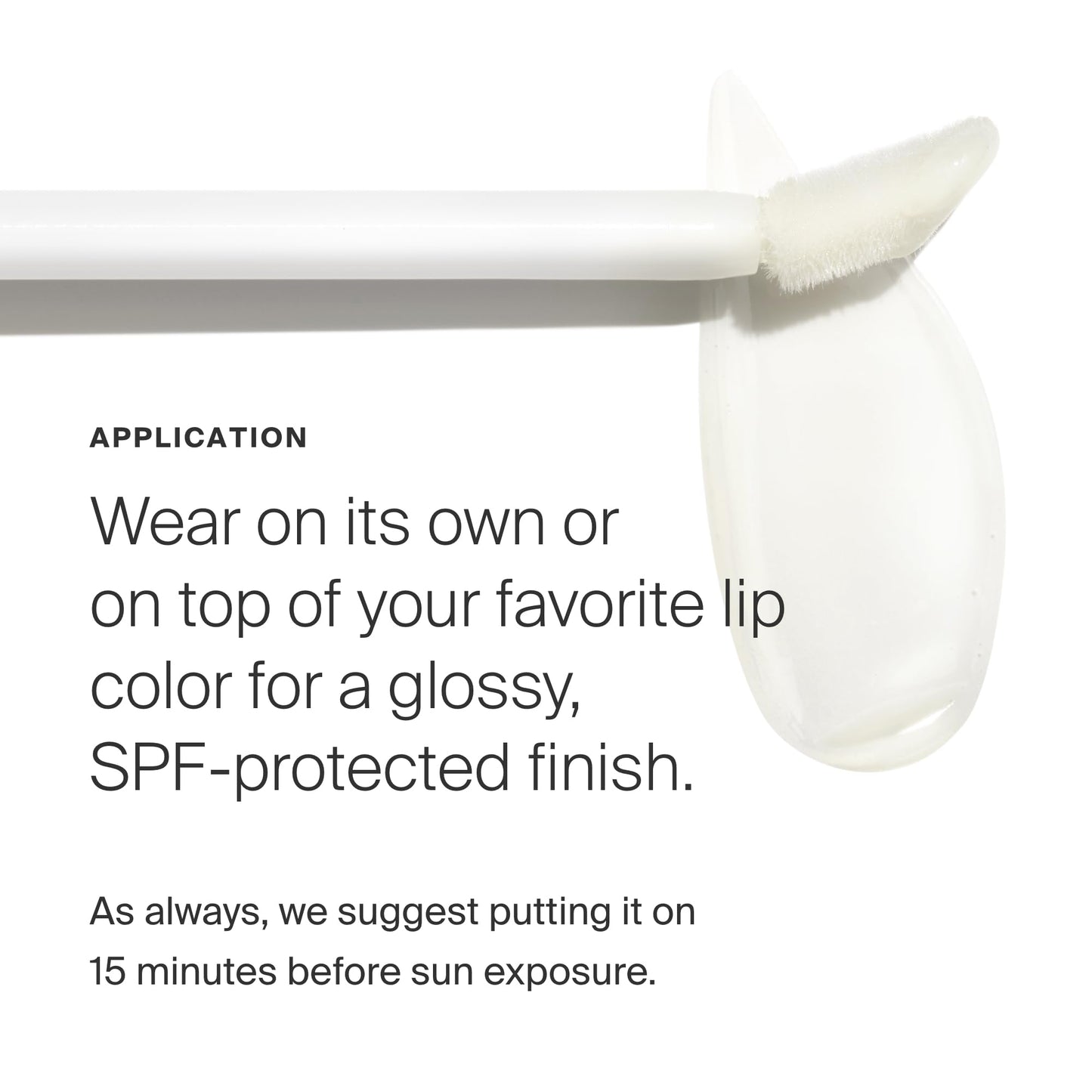 Supergoop Lipscreen Shine SPF 40 – Pack of 2 Clear Lip Gloss with Grape Seed Oil