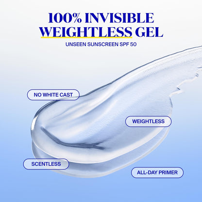 Supergoop! Unseen Sunscreen SPF 50 + PLAY Antioxidant Body Mist SPF 50 Bundle