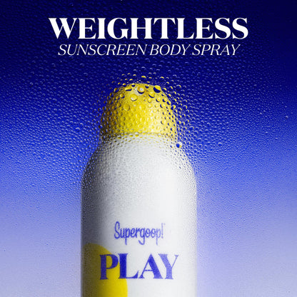 Supergoop! PLAY SPF 30 Antioxidant Body Mist with Vitamin C – 6 fl oz Pack of 2 | Broad Spectrum Sunscreen Spray