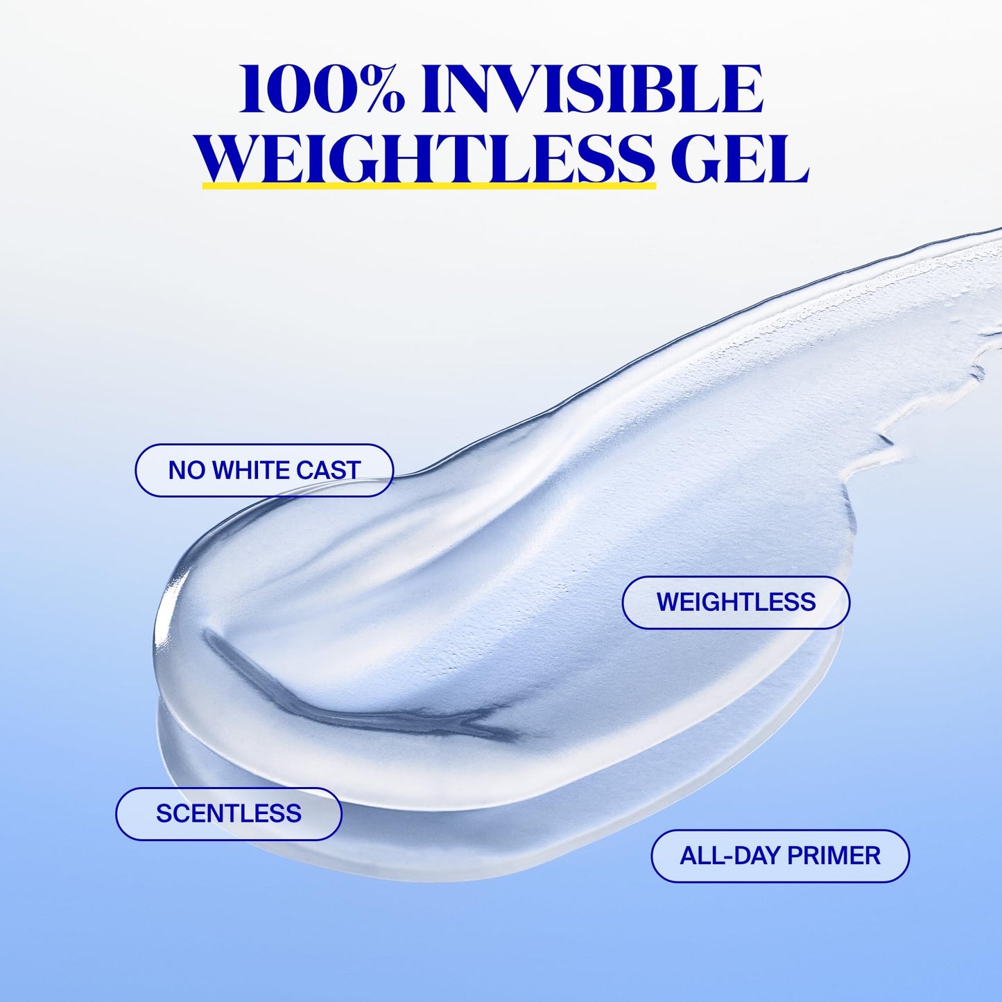 Supergoop! Unseen Sunscreen SPF 50 – Invisible Primer & Face SPF, 2.5 fl oz