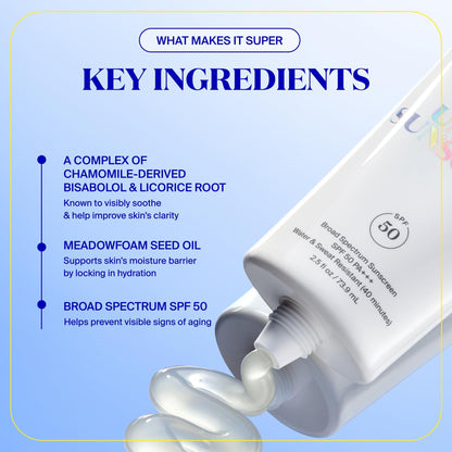 Supergoop! Unseen Sunscreen SPF 50 — Clear & Invisible with Makeup-Gripping Primer, Oil-Free, 2-Pack