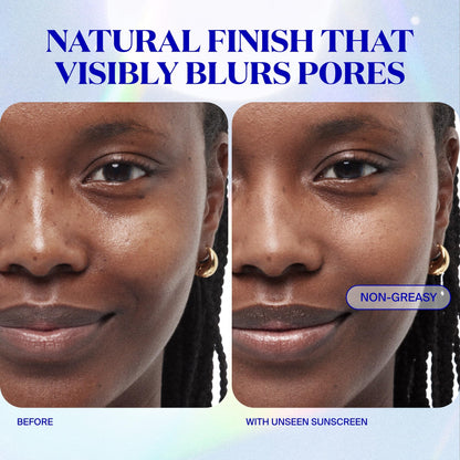 Supergoop! Unseen Sunscreen SPF 50 – Clear, Weightless Face Sunscreen & Makeup Primer | 2-Pack