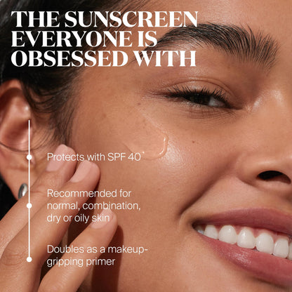 Supergoop! Unseen Sunscreen SPF 40 – Clear, Weightless Sunscreen + Makeup-Gripping Primer