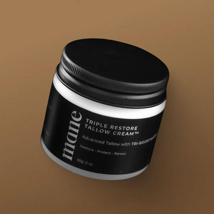 Superior Mane Wrinkle Repair Tallow Balm for Men – Grass-Fed Tallow Moisturizer