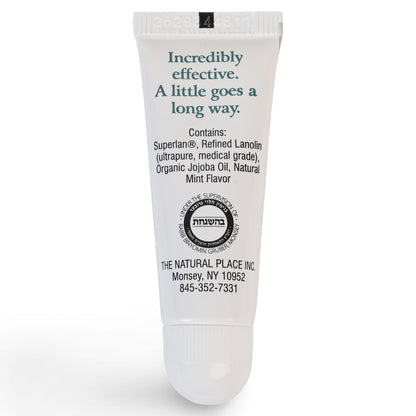 Superlan Organic Lanolin Lip Balm Mint Flavor – Hydrating Lip Repair (0.35 Oz)