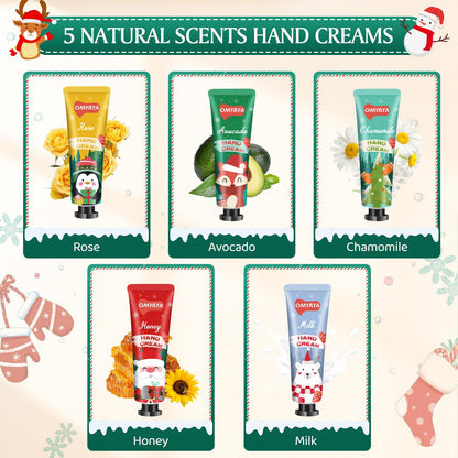 SUPERSUN 100 Pack Hand Cream Gifts – 20ml Travel Size, 5 Scents, Stocking Stuffers