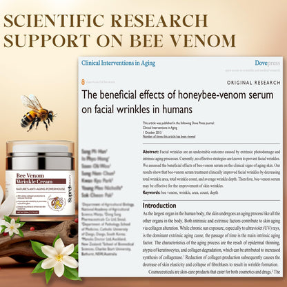 SupreH Bee Venom Cream Wrinkle Filler – Instant Lift & Eye Tightener, 50 ml