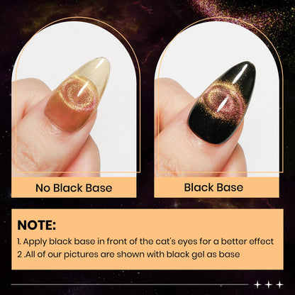 SUPWEE Cat Eye Gel Polish Kit — 12 Magnetic Colors with Stick for Galaxy Cat Eye Nails