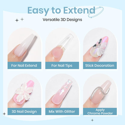 SUPWEE Sculpting Gel Kit – 3D Nail Art Builder Gel for Extensions