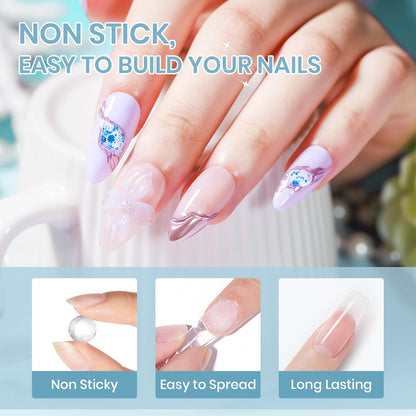 SUPWEE Sculpting Gel Kit – 3D Nail Art Builder Gel for Extensions