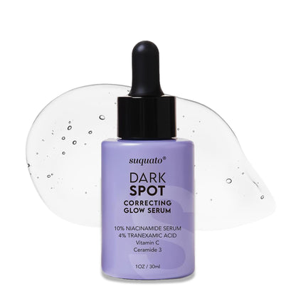 Suquato Dark Spot Remover Serum – Brighten, Correct Discoloration & Hydrate with Tranexamic Acid, Niacinamide & Vitamin C (30ml)