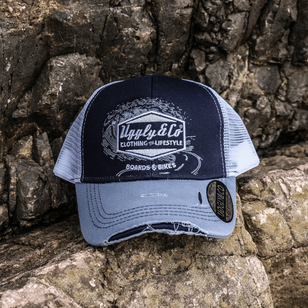 Blue Surf Diamond Cap