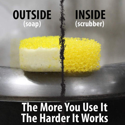 Surly Soap 14055 Medium Aggression Bar Soap – Built-in Scrub Pad