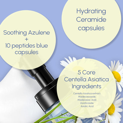 SURMEDIC+ Azulene Moisturizing Mousse Toner – Hydrating, Calming Bubble Toner for Sensitive Skin | 3.71 oz / 110 ml