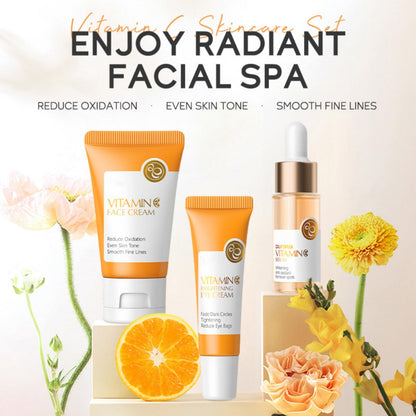 SURORAIN Vitamin C Skincare Set – 3-Piece Travel Size Gift for Teens