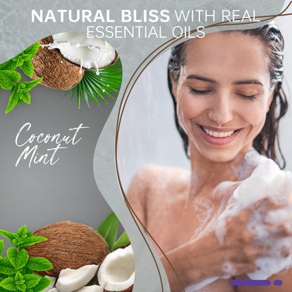 SWCANDY Shower Steamers Coconut Mint Aromatherapy – 8 Pcs Gift Set