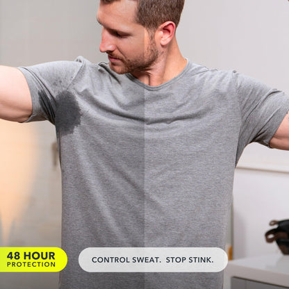 SweatBlock Deodorant Antiperspirant for Women & Men – 48 Hour Sweat & Odor Protection – Coastal Fresh