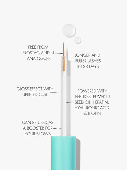 SWEED Eyelash Growth Serum – Prostaglandin-Free, Peptides & Biotin, Vegan & Cruelty-Free | 3 ml