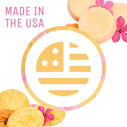 Sweet & Sassy 3 Conditioner Bars – All-Natural, SLS-Free, Plastic-Free, Made in USA, Sun Kissed